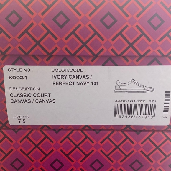 Tory Burch Classic Court low top NWT - Picture 10 of 10